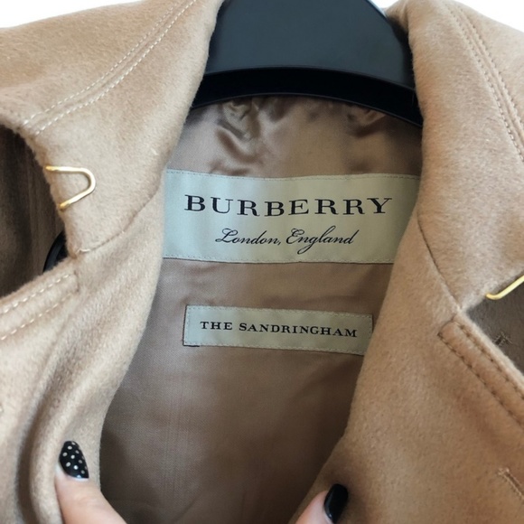 Burberry Sandringham trench coat 100% cashmere - Picture 6 of 8